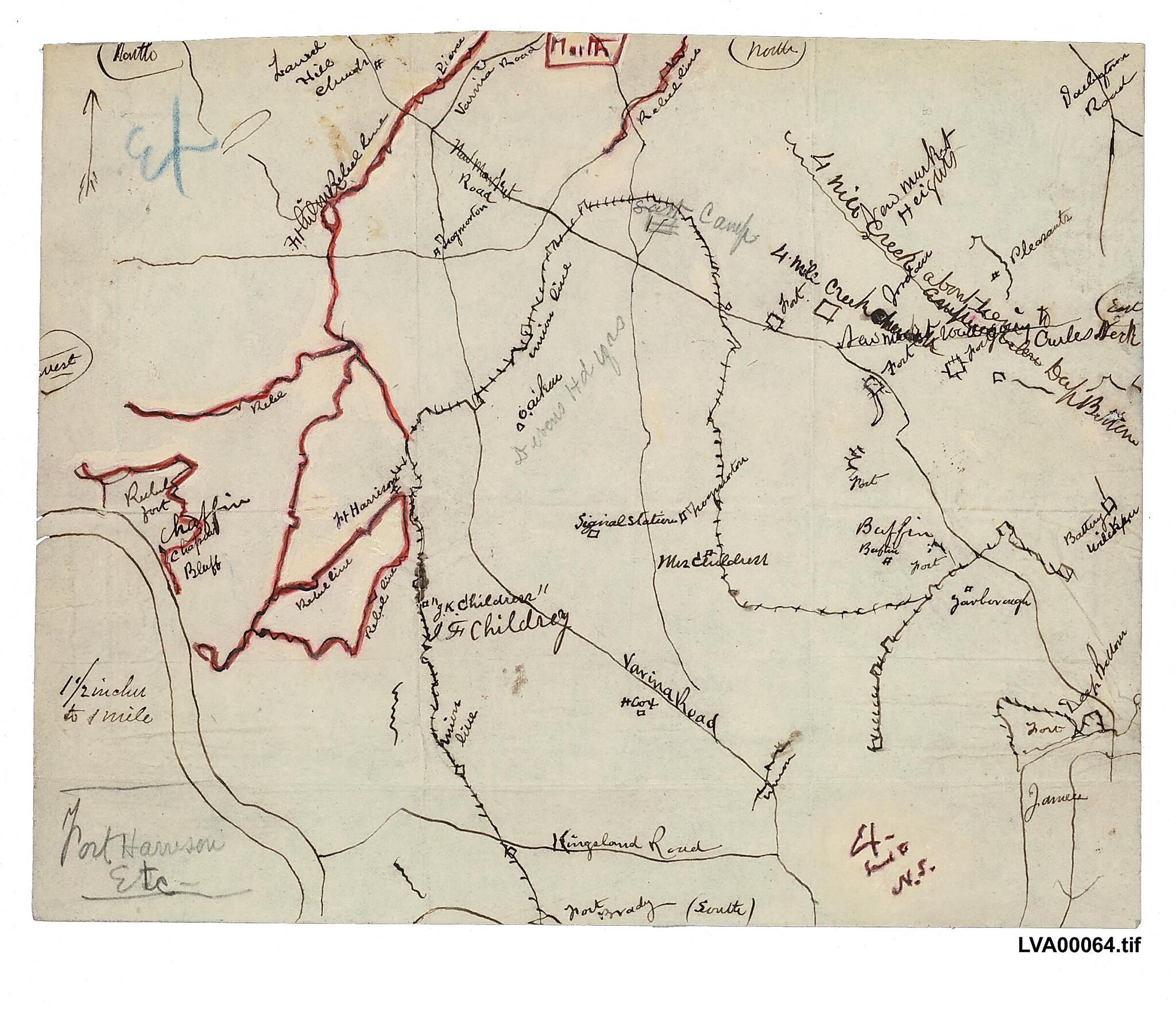 This old map of Map of the Chaffin&