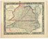 County Map of Virginia, and North Carolina 1860 by Relic Map Company
