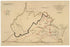 Map Showing the Location of Railroads, Canals, Navigation Projects and Public Institutions In Which the Commonwealth of Virginia Had Invested Money As of Date January 1st. 1861 : As Traced from an Official Map In the Possession of the Virginia State L... by Relic Map Company