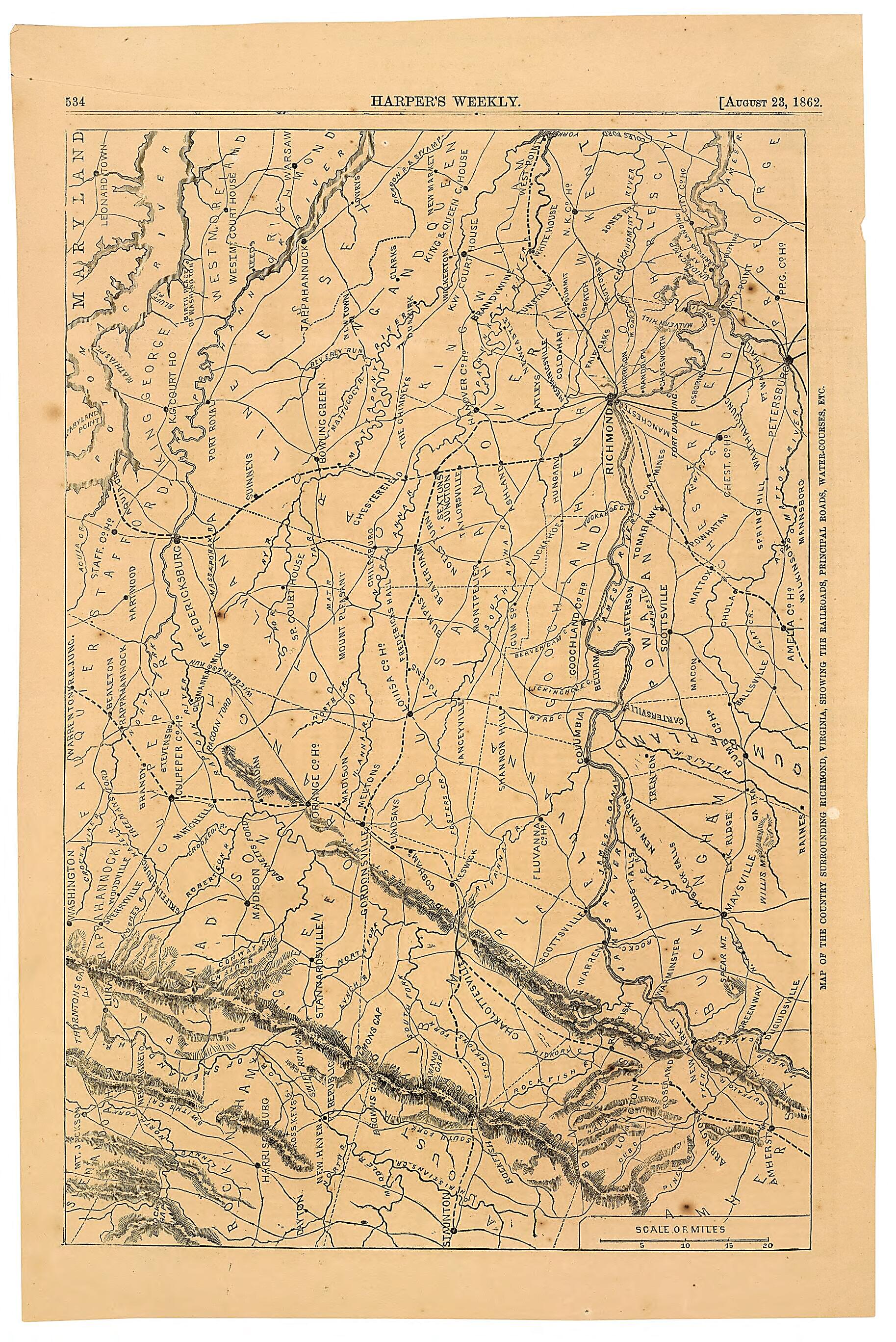 This old map of Courses, Etc from 1862 was created by  in 1862