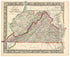 County Map of Virginia and West Virginia 1863 by Relic Map Company