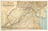 Map of the State of Virginia (Map of Virginia) 1863 by Relic Map Company