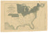 Map Showing the Comparative Area of the Northern and Southern States, East of the Rocky Mountains 1861 by Relic Map Company