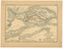 Siege Operations at Spanish Fort, Mobile Bay, by the U.S. Forces Under Maj. Gen. Canby : Captured by the Army of West Mississippi On the Night of April 8 & 9, 1865 (Plan No. 8) 1866 by Relic Map Company