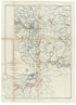 Region Embraced In the Operations of the Armies Against Richmond and Petersburg 1865 by Relic Map Company