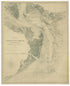 Charleston Harbor and Its Approaches Showing the Positions of the Rebel Batteries 1863 by Relic Map Company