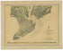 Map of the Defences of Charleston City and Harbor, Showing Also the Works Erected by the U.S. Forces In 1863 and 1864 1860 by Relic Map Company