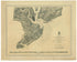 Map of the Defences of Charleston City and Harbor, Showing Also the Works Erected by the U.S. Forces In 1863 and 1864 1860 by Relic Map Company
