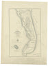 Sketch of Vicinity of Fort Fisher 1865 by Relic Map Company